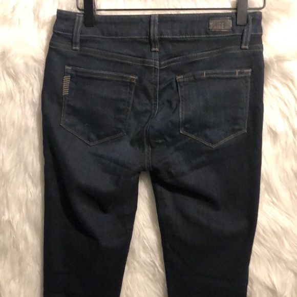 Paige Leggy Ultra Skinny in Dark Mona Wash Size 26 - Picture 5 of 8